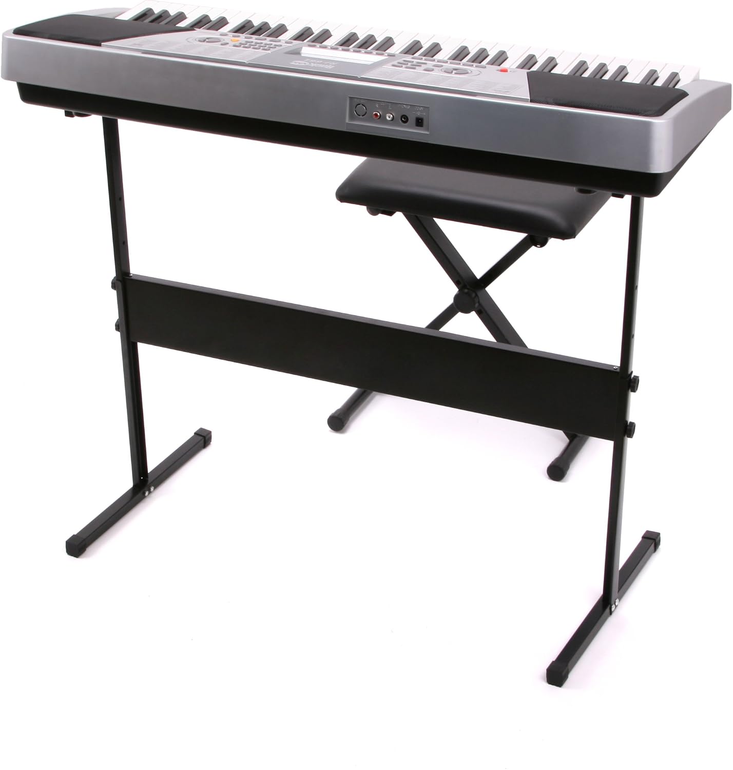 RockJam RJ661 61-key electronic keyboard back view