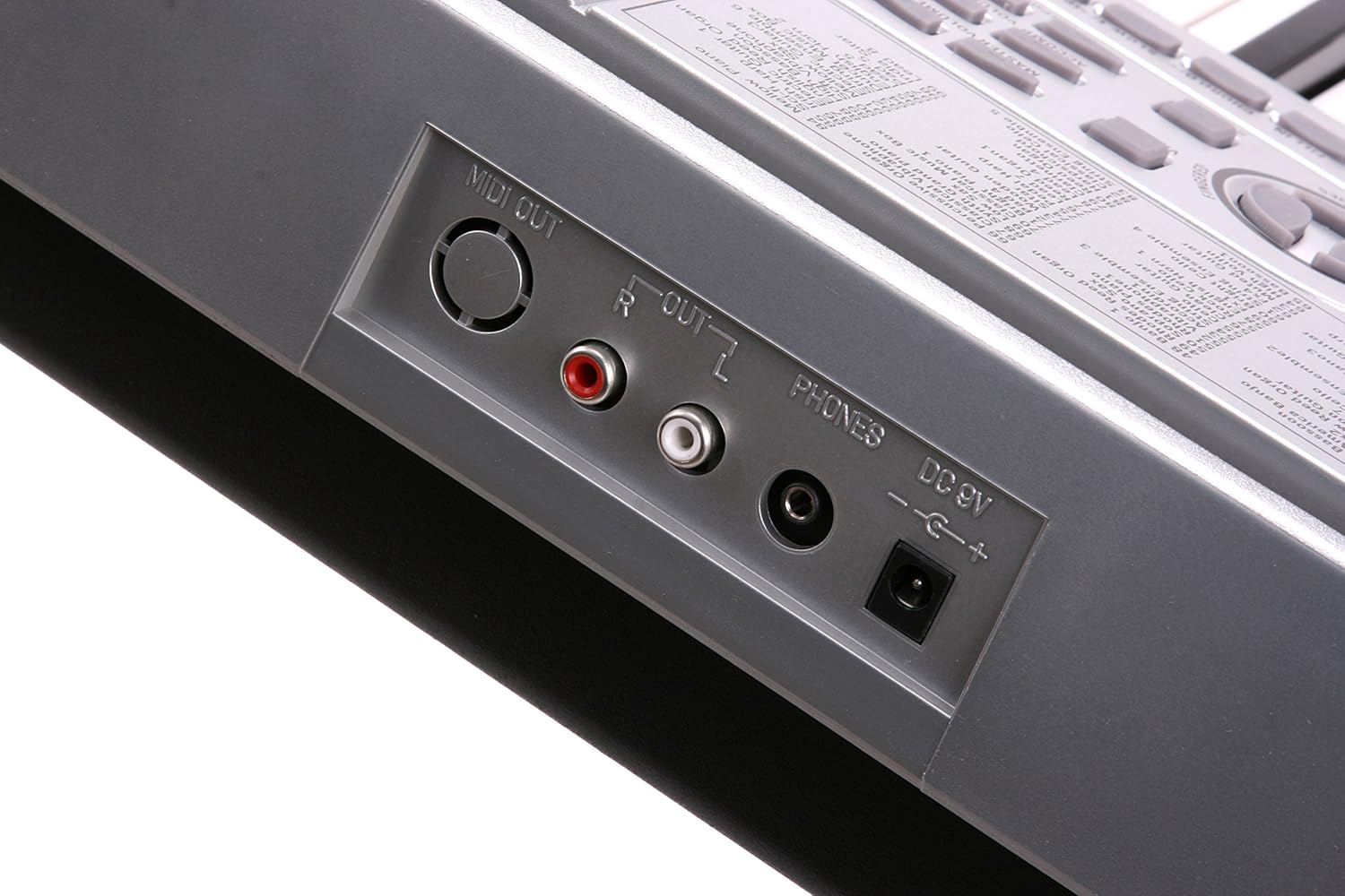 RockJam RJ661 full-size 61-key keyboard piano inputs
